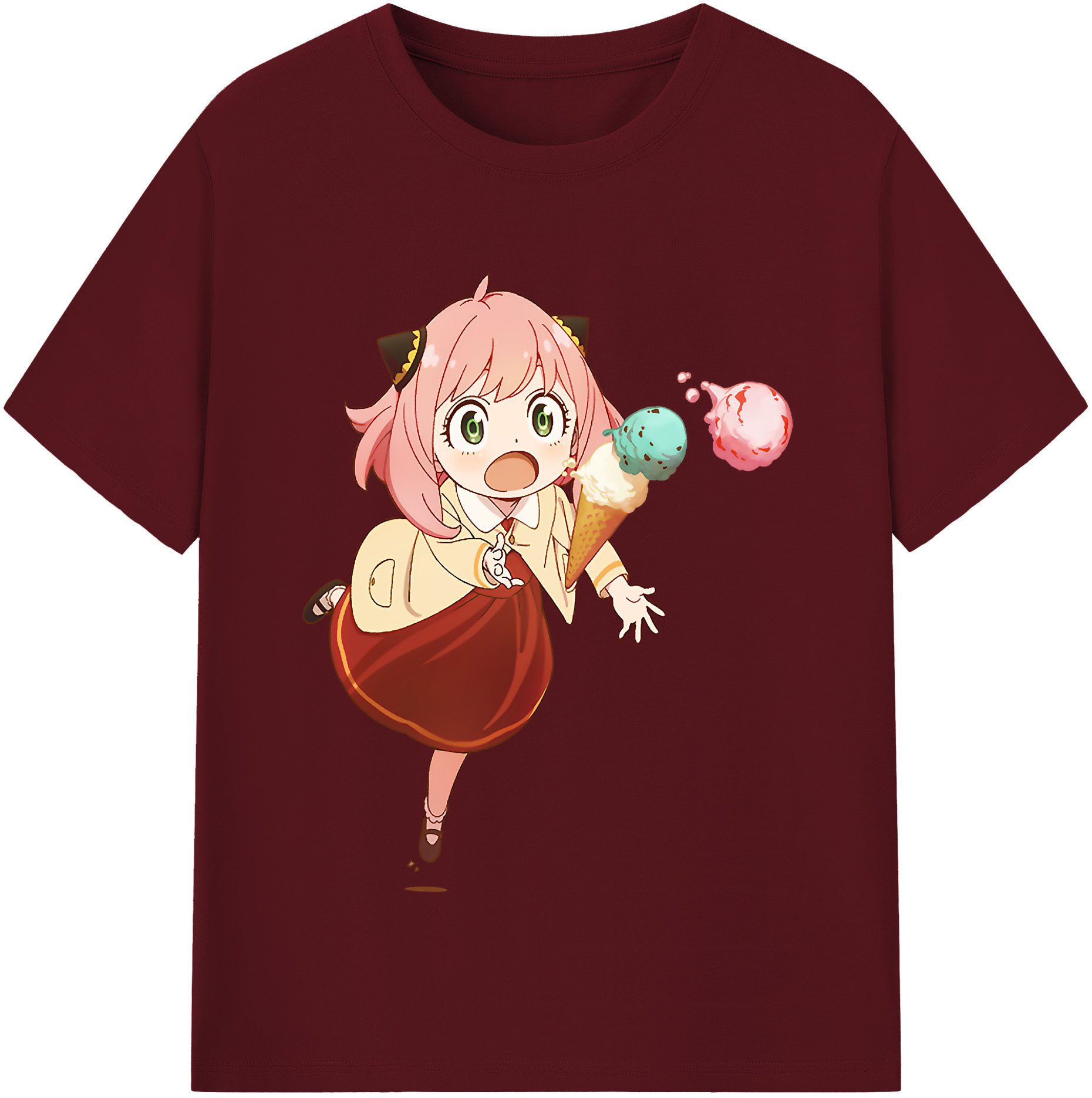 （画像用） SPY×FAMILY间谍家家酒 綿100％半袖Tシャツ（フロントプリント）